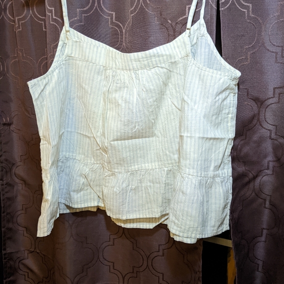 L GAP swing peplum Cami top - Picture 4 of 5